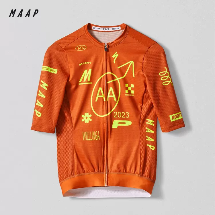 MAAP 正品ADL 限定Pro Air jersey 联名闪电夏季网眼骑行服男女-Taobao