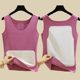 German velvetless vest female in autumn and winter, thick heating camisole, double -sided and hot cotton cotton, wearing bottom shirt