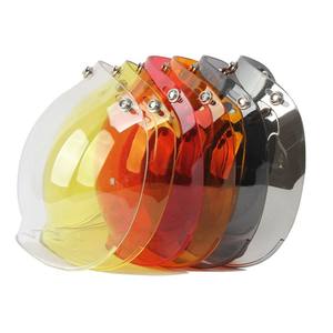 Motorcycle retro helmet mask bubble lens half helmet windshield Harley helmet accessories goggles