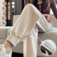 Sport pants for women Spring and Autumn 2025 new thickened high-waisted sweatpants for women loose autumn thin tying pants casual pants