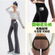 2025 spring and summer new micro-tender yoga pants pockets with large size high waist slimming and thin drooping styles on the outside shark trousers