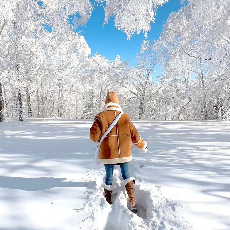【纯玩含机票】东北长白山旅游哈尔滨雪乡镜泊湖温泉6天5晚跟团游