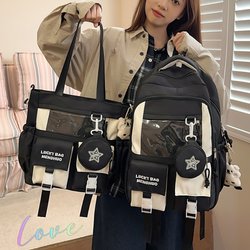 Schoolbags for Girls, Elementary School Students in Grades Three to Six, High-Looking Backpacks, Large-Capacity Backpacks for Junior High School Students, High School Students' Backpacks for Girls
