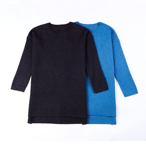 
LOEN original design autumn and winter new Japanese style versatile student temperament round neck high density sweater for women FUDGE