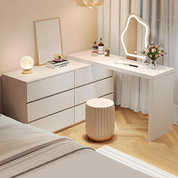 Dressing Table Bedroom Modern Minimalist Chest of Drawers Storage Cabinet Integrated Small Apartment 2026 New Model Makeup Table Dressing Table