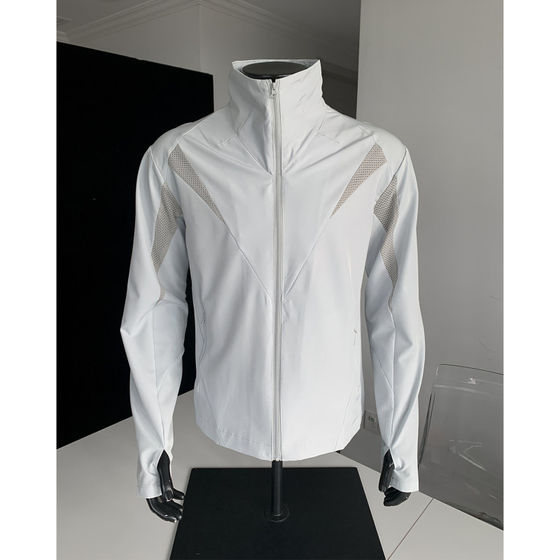 
Summer new 50+ quick-drying cool sun protection clothing thin jacket men's stand-up collar breathable and comfortable mountaineering sun protection clothing
