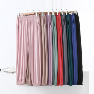 
Modal pajama pants for women in summer thin casual large size home pants adult mosquito trousers harem sports pants