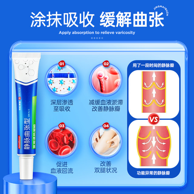 Varicocele cold compress gel pulse soothing calf vein swelling swelling