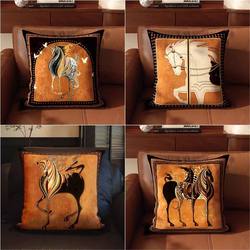 High-End French-Style Pillows, Vintage Retro Light Luxury Pillows with a Sense of Sophistication, Pillowcases, Living Room Lumbar Pillows, Headboard Soft Cushions