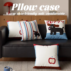 Cute and Simple Pillow, Fresh ins Room Decor Pillowcase, Square Removable and Washable Cushion Pillow, Nap Pillow