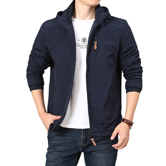 2024 New Spring and Autumn Men's Jackets Loose Outdoor Charge Tops ...