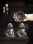 Tao Fuqi sáng tạo của handmade cát tím nhà sư trà rò rỉ trà lọc hộ gia đình kung fu bộ trà phụ kiện trà thú cưng đồ trang trí 