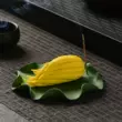 Nghi Hưng cát tím handmade su su gốm mô phỏng trà thảm trà thú cưng đồ trang trí cam bergamot lá sen kung fu trà phụ kiện 