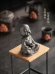 Tao Fuqi sáng tạo của handmade cát tím nhà sư trà rò rỉ trà lọc hộ gia đình kung fu bộ trà phụ kiện trà thú cưng đồ trang trí 