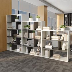 Wooden Office Partition Cabinet, Flower Trough Cabinet, Storage Rack, Screen Decoration, Grid Bookcase, Storage Cabinet, Floor-Standing Display Rack