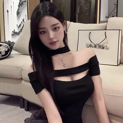 Luna One-Shoulder Halter Top for Women, Summer Design, Asymmetrical Slim Fit, Sexy Pure Desire Style T-Shirt