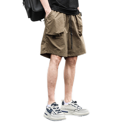 Summer thin quick-drying shorts, loose and versatile overalls