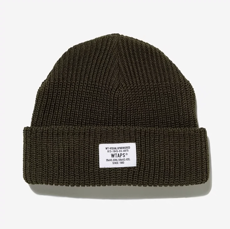 大D巢舍预约WTAPS BEANIE 03/BEANIE/ACRYLIC 23AW 针织冷帽-Taobao