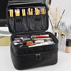 New Layered Multi-Functional Large-Capacity Portable Cosmetic Bag for Business Trips, Portable Storage Bag, Waterproof Toiletry Bag