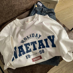 100% Heavyweight Pure Cotton American-Style Short-Sleeve Men's Summer Vintage Clothing Trendy Brand Loose Trendy Men's T-Shirt