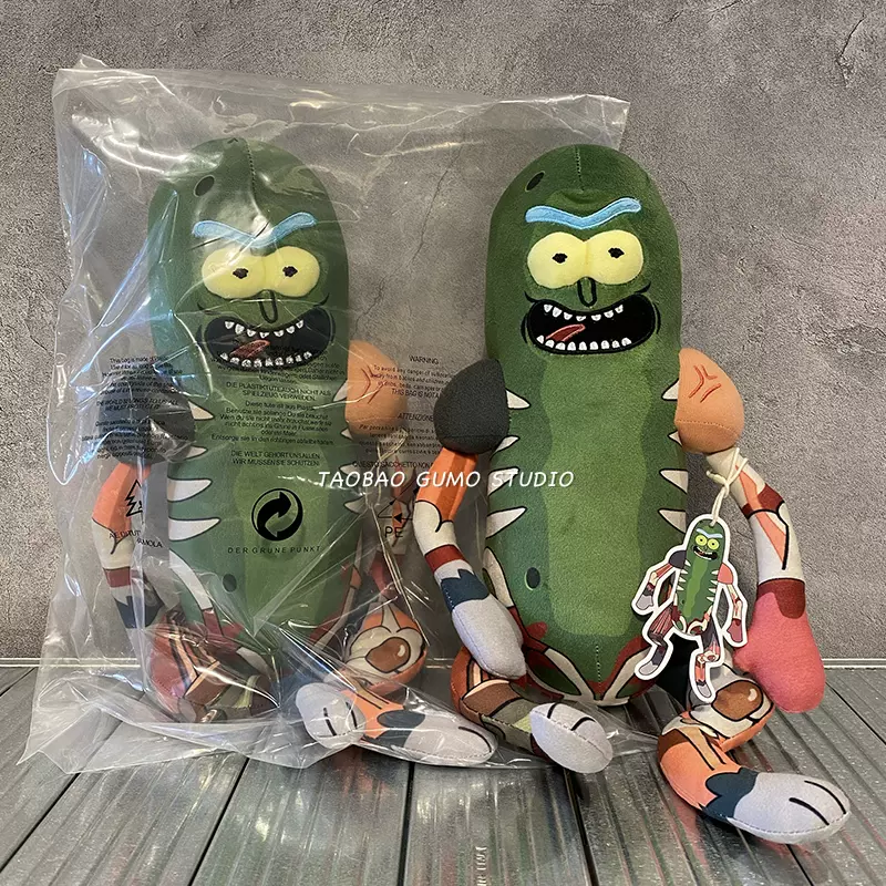 GUMO現貨PICKLE RICK AND MORTY毛絨黃瓜瑞克和莫蒂老鼠周邊玩具-Taobao