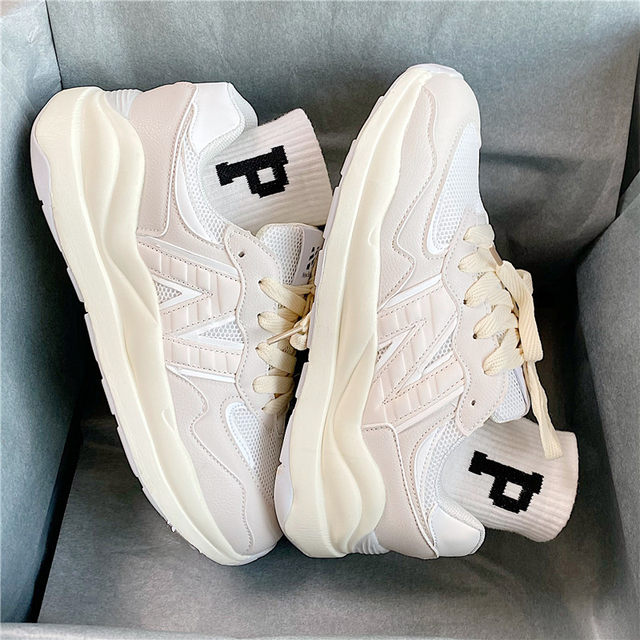 Dad Shoes Women's Summer Breathable Mesh Thin Student Board Shoes