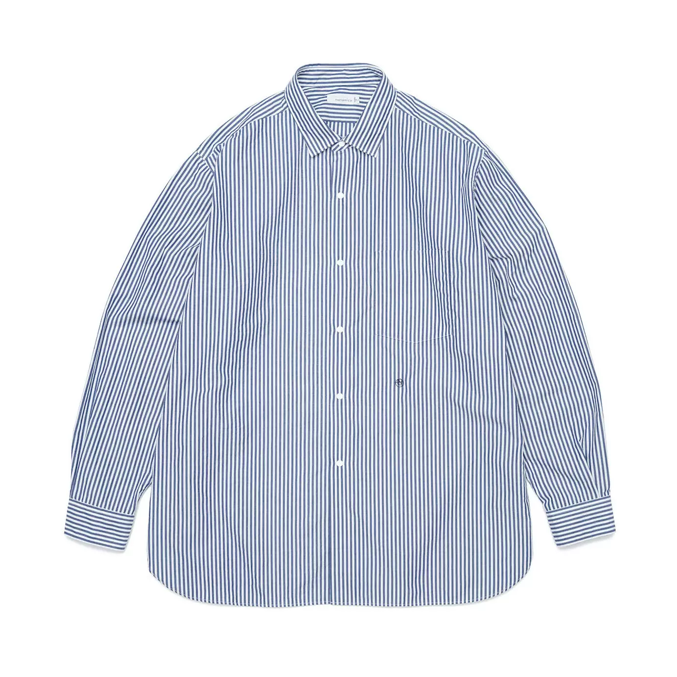 代购nanamica Regular Collar Stripe Wind Shirt 条纹衬衫22SS-Taobao