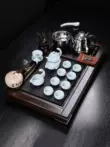 hướng dẫn lắp bàn trà điện Khay trà gỗ đàn hương đen Kung Fu trà phòng khách nhà 4 trong 1 bộ bàn trà đá vàng đen trà biển hoàn toàn tự động bộ bàn trà điện thông minh Bàn trà điện