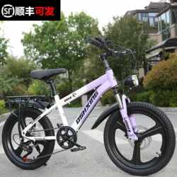 Children's Bicycle, Princess Model, for Older Kids Aged 6, 8-10-12 Years Old, Boys and Girls, 20inch New Mountain Bike with Pedals
