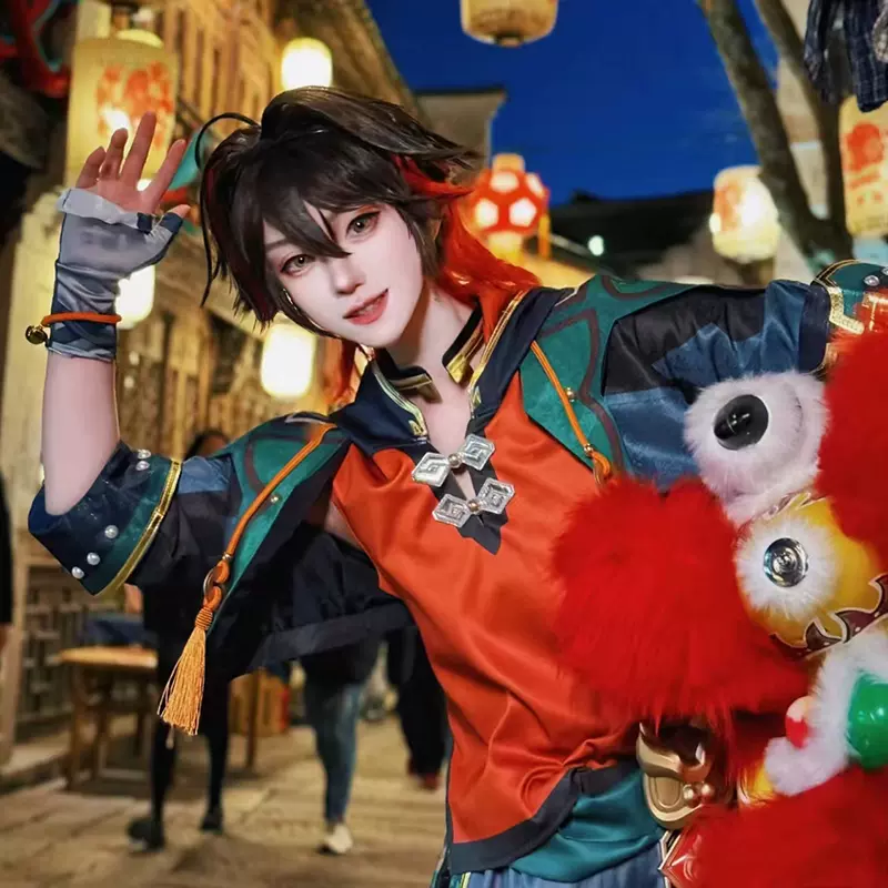 原神 げんしん 嘉明 ガミン の靴 コスプレ衣装 アクセサリー ウィッグ