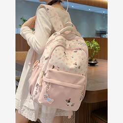 High-Looking, Lightweight, and Burden-Reducing Backpack for Female Junior High School Students, High School Students, and Large-Capacity Backpacks for Elementary School Students