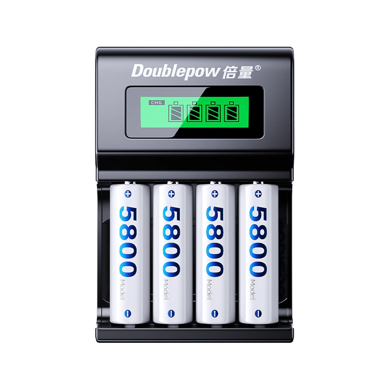 【超お買い得!】 倍量可充电电池5号7号液晶充电器套装通用五七号大容量玩具遥控器 充電式電池