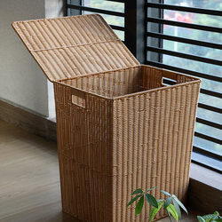 Real Estate Agency Center Model Room Shoe Storage Basket, Rattan Basket, Dirty Clothes Basket, High-Value Storage Bin, Collection Box