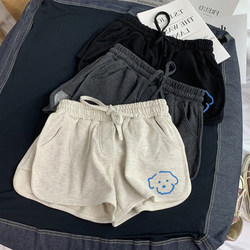 Pure Cotton Summer Shorts for Women, Loose Wide-Leg Pants, Sports Casual Running Student Home Sleep Shorts, Versatile Hot Pants for Trendy Girls