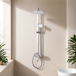 Arrow Brand All-Copper Shower Head Set with Booster for Home Bathroom Showerhead