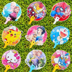 My Melody and Cinnamoroll Cartoon Handheld Small Fan, Portable and Cute Hand-Cranked Fan for Summer, Student Prize