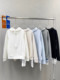 New style of solid color, loose jacket, slim zipper cardigan
