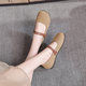 
Small size 3233 new summer genuine leather flat mother shoes retro large size 41 Mary Zhen women's singles shoes shallow mouth grandma shoes