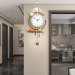 Modern Minimalist Living Room Wall Clock 2025 New Model Light Luxury High-End Decorative Clock Wall-Mounted Stylish Creative Clock