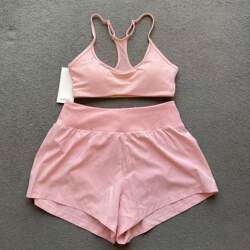 Instyle In-Stock Lorna Jane Sports Bra Yoga Bra Shorts Fitness Set Speed