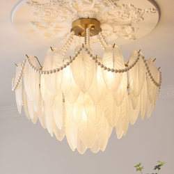 Living Room Main Light, Modern, Simple and Elegant, 2025 New Model, French Light Luxury, High-End Feel, Guangdong Foshan Crystal Chandelier