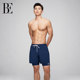 BE Fan De'an men's boxer swimming trunks sports beach pants water and land two-wear quick-drying breathable sunscreen beach pants new style