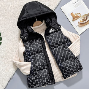 
New autumn and winter boys' cotton vests, children's down cotton vests, girls' cotton vests, medium and large children's outer vests