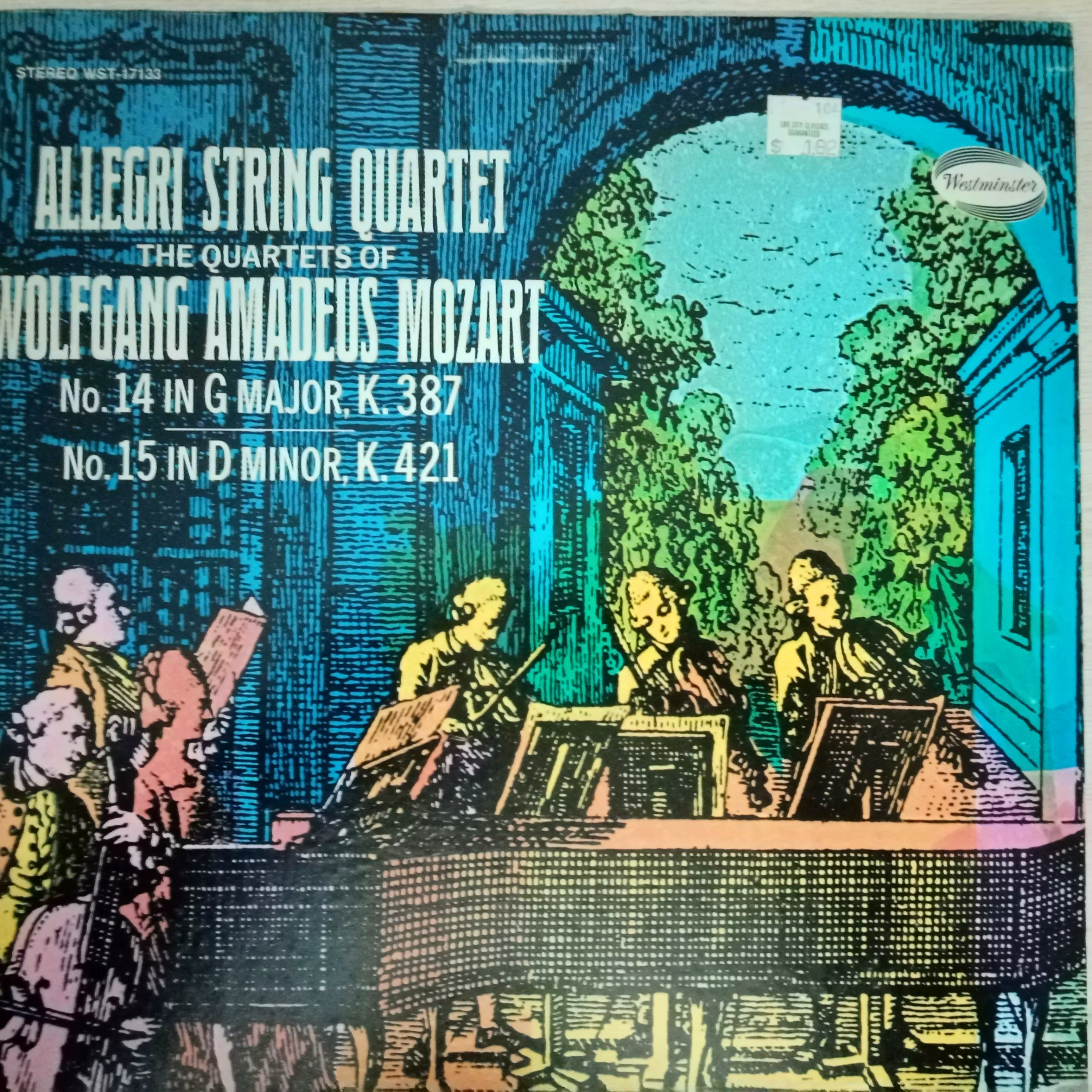 西敏寺立体声品新盘好Allegri String Quartet演奏莫扎特LP黑胶-Taobao