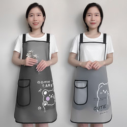 No-Wash Apron for Women, Waterproof and Oil-Proof for Home Kitchen, Catering, and Cooking, 2025 New Style, Young Workwear