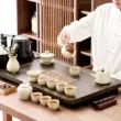 Bộ Trà 2023 Mới Đầy Đủ Tất Cả Trong Một Khay Trà Hộ Gia Đình Hoàn Toàn Tự Động Ấm Siêu Tốc Phòng Khách Cao Cấp Kung Fu Trà bàn trà thông minh có tủ lạnh Bàn trà điện