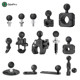 Five-pin osopro ball head base motorcycle electric vehicle mobile phone stand intercom water cup holder modification accessories