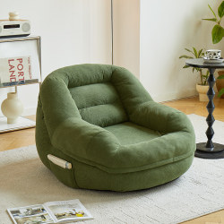 Lazy Sofa That Can Recline and Sleep, Suitable for Bedroom, Single-Person Small Sofa, Small Balcony, Living Room, Reading, Relaxation, Stress-Relief Nest Chair