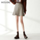 Woolen skirt for women in autumn and winter 2024 new high-waist irregular fish tail skirt ruffled hip A-line skirt short skirt