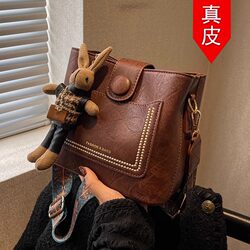 Hong Kong Genuine Large-Capacity Bucket Bag for Women, Spring/Summer 2026 New Model, High-Quality Niche Crossbody Bag for Women